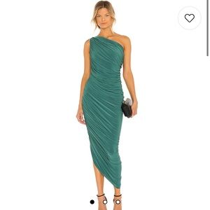 Diana Gown in Mountain Green